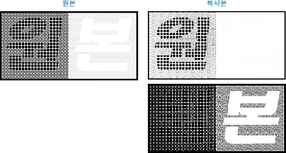 육안으로 검증 예시